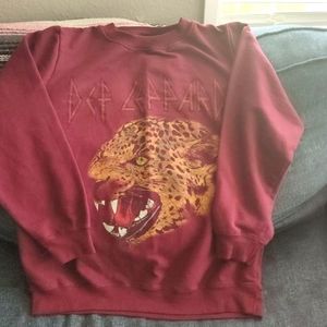 Def Leppard crew neck
